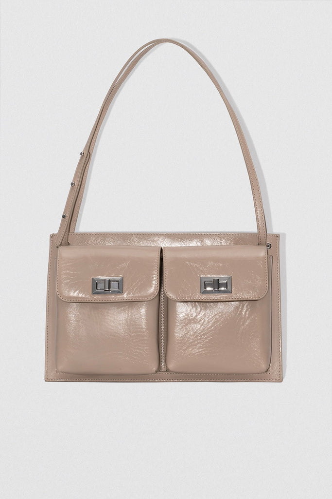 Billy Tote Dryland Creased Calf Leather Shoulder Bag – BY FAR