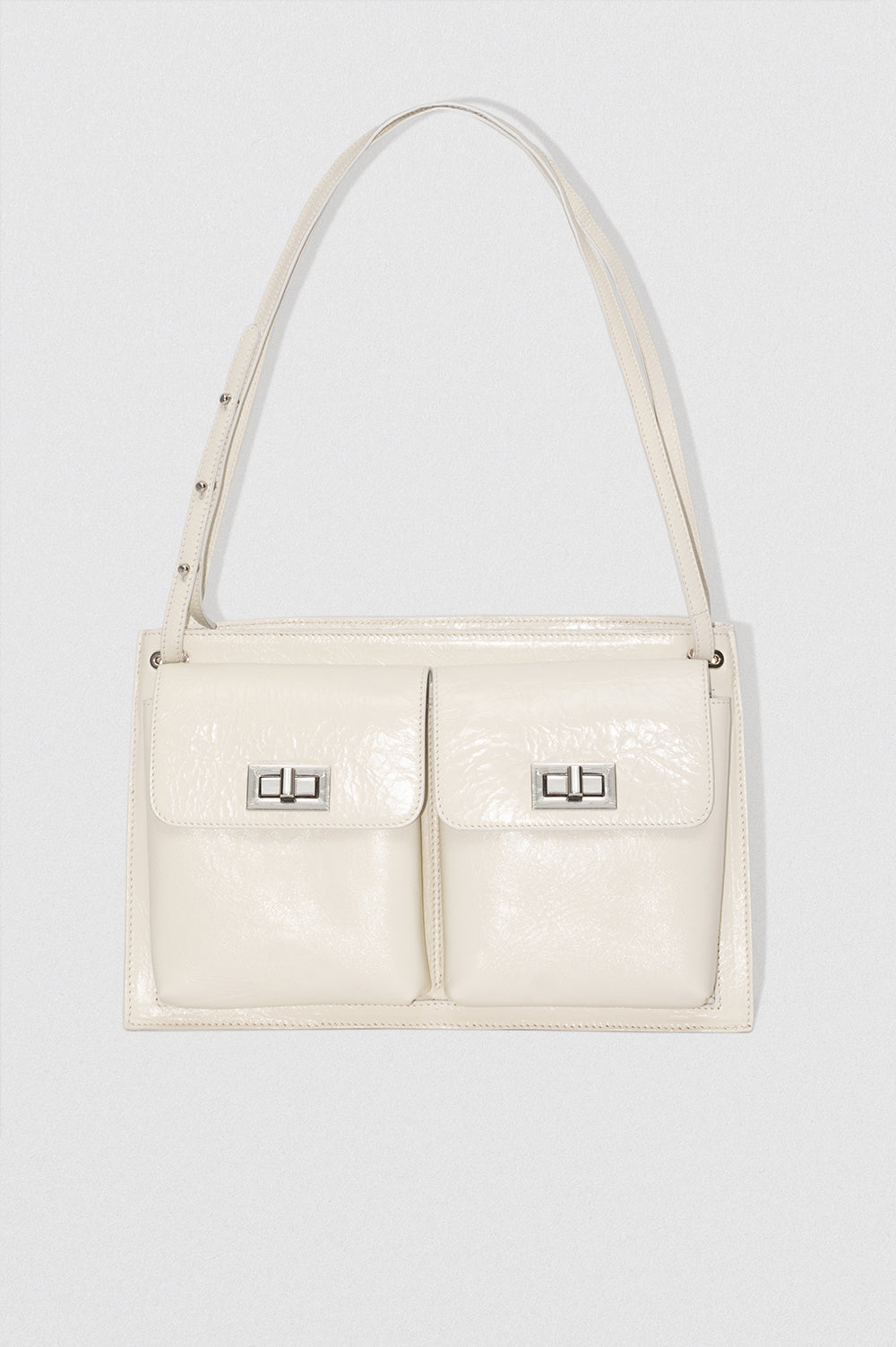 BILLY TOTE LIMEWASH CREASED LEATHER