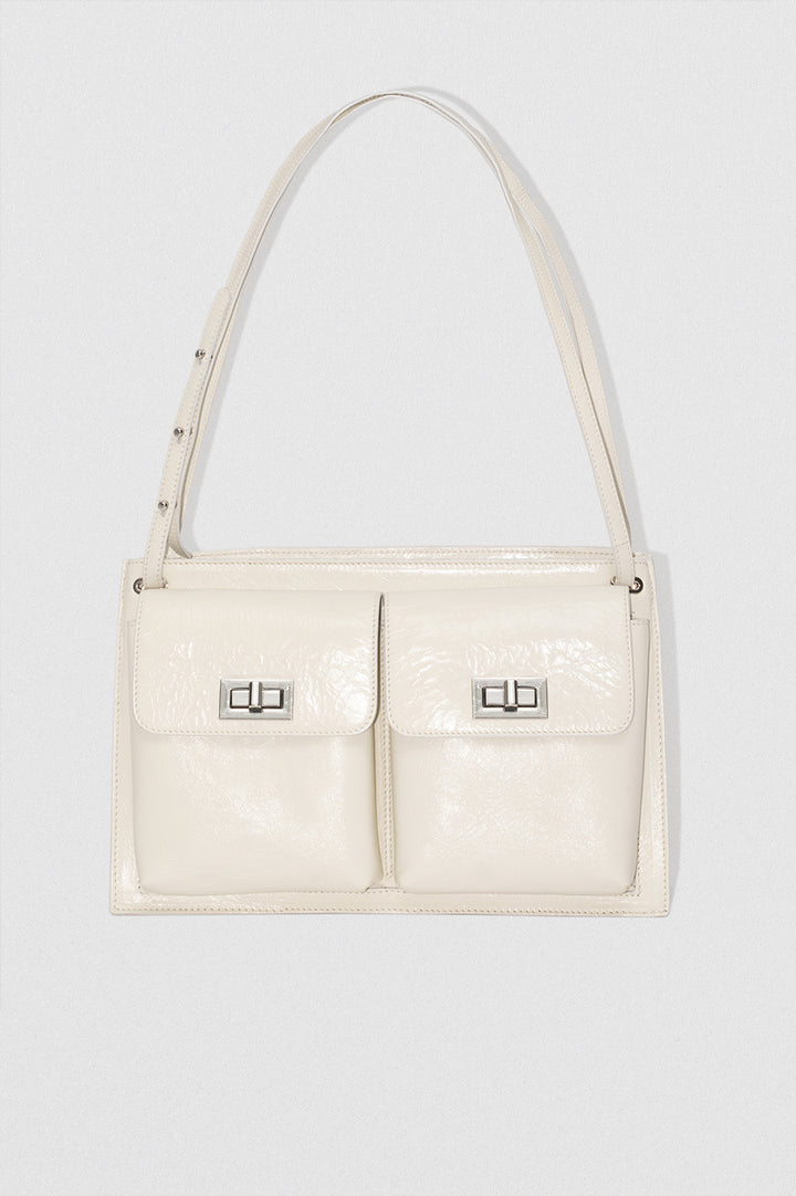 BILLY TOTE LIMEWASH CREASED LEATHER