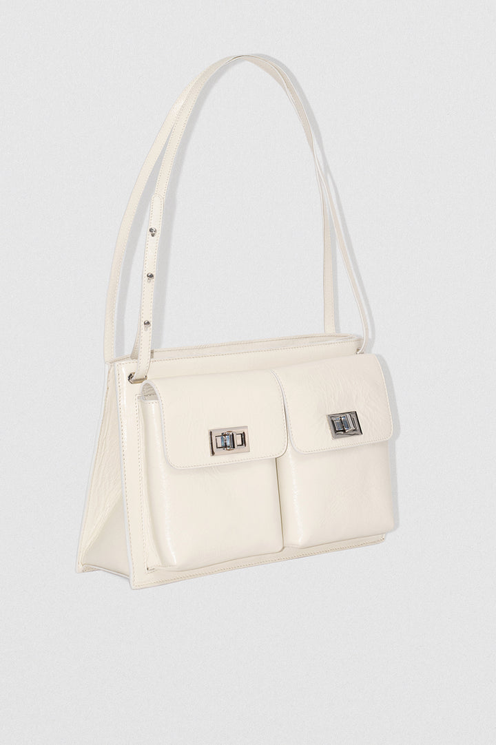 BILLY TOTE LIMEWASH CREASED LEATHER