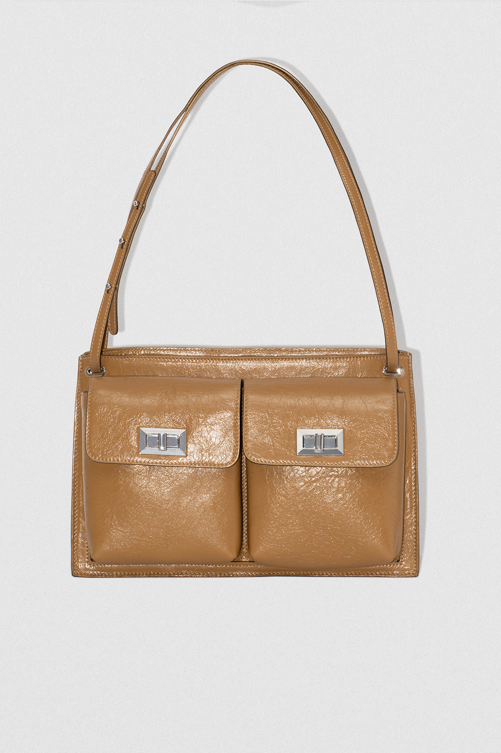 BILLY TOTE SPARROW CREASED LEATHER