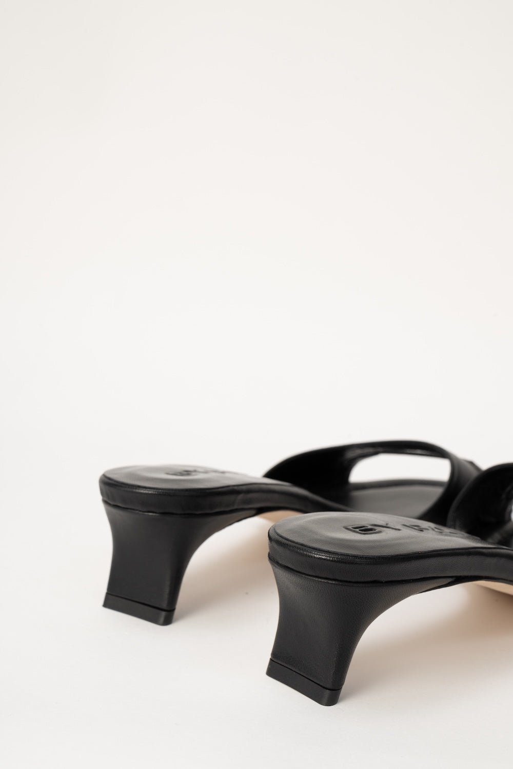 Babygirl Black Nappa Leather Slip-On Mule