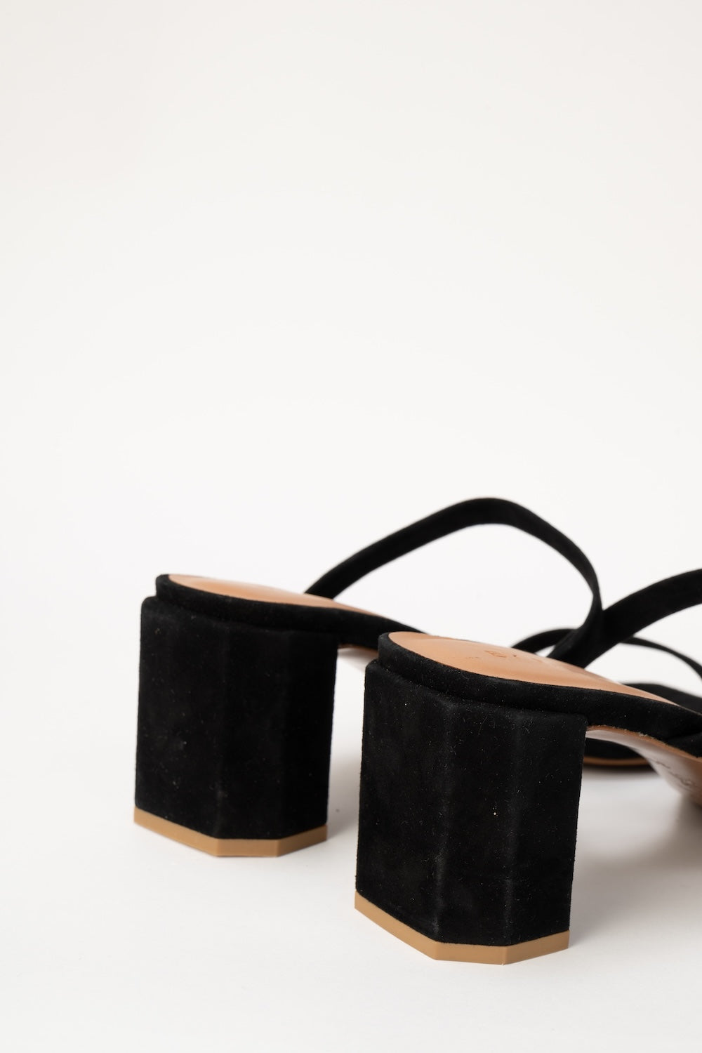 Tanya Black Suede Slip-On Mule