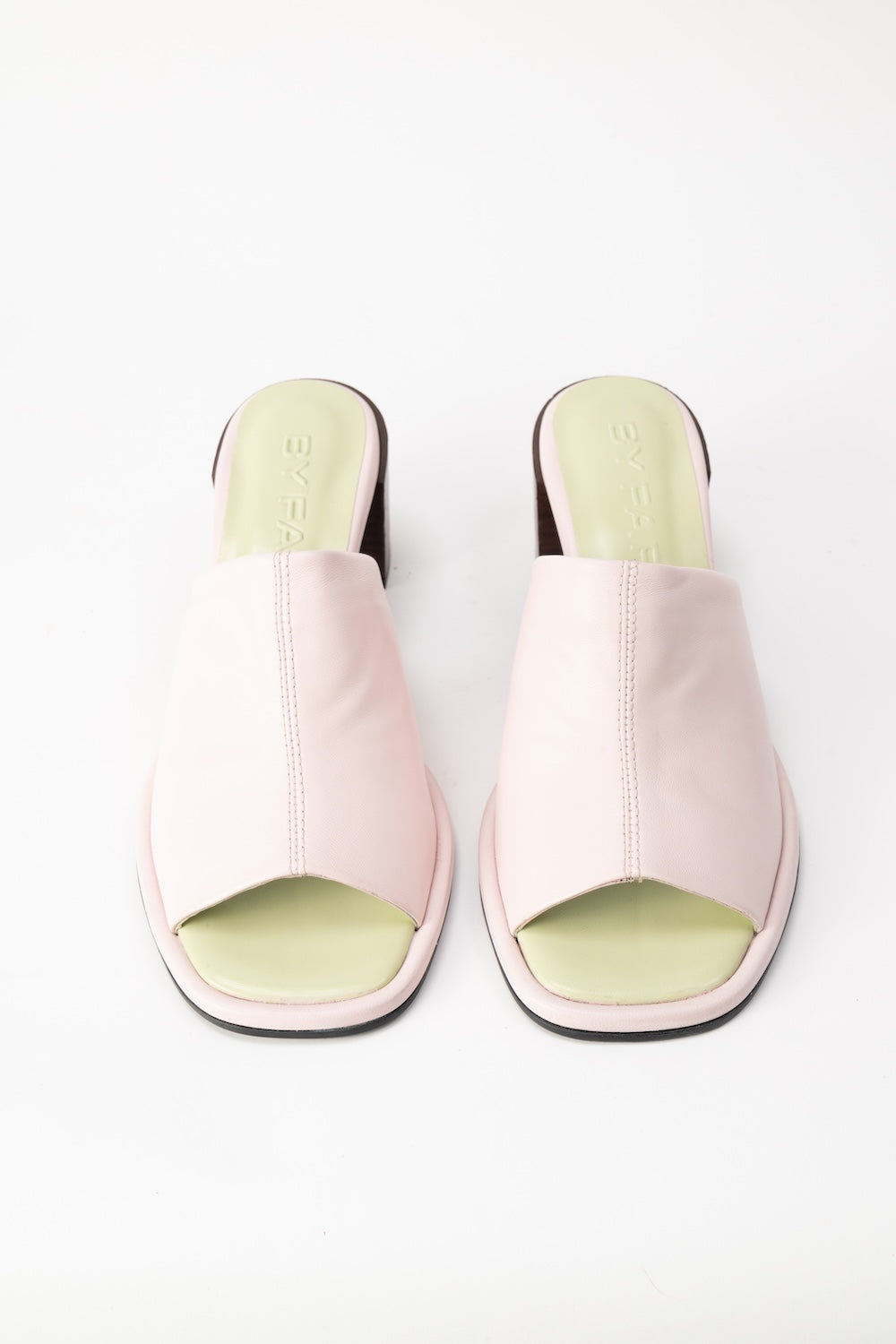 Francisco Baby Pink Nappa Leather Mule