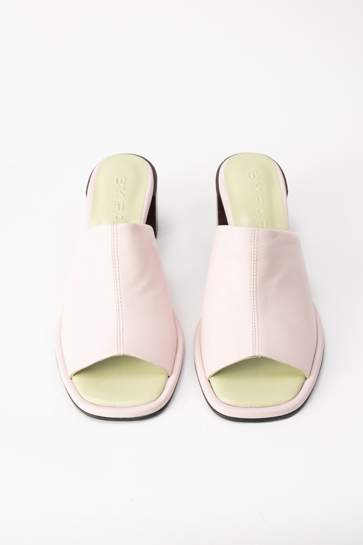 Francisco Baby Pink Nappa Leather Mule