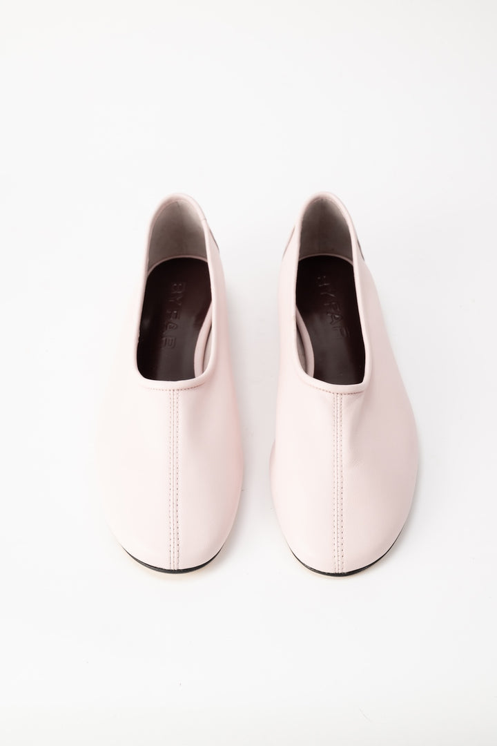 Prudence Baby Pink Nappa Leather Ballet Flat