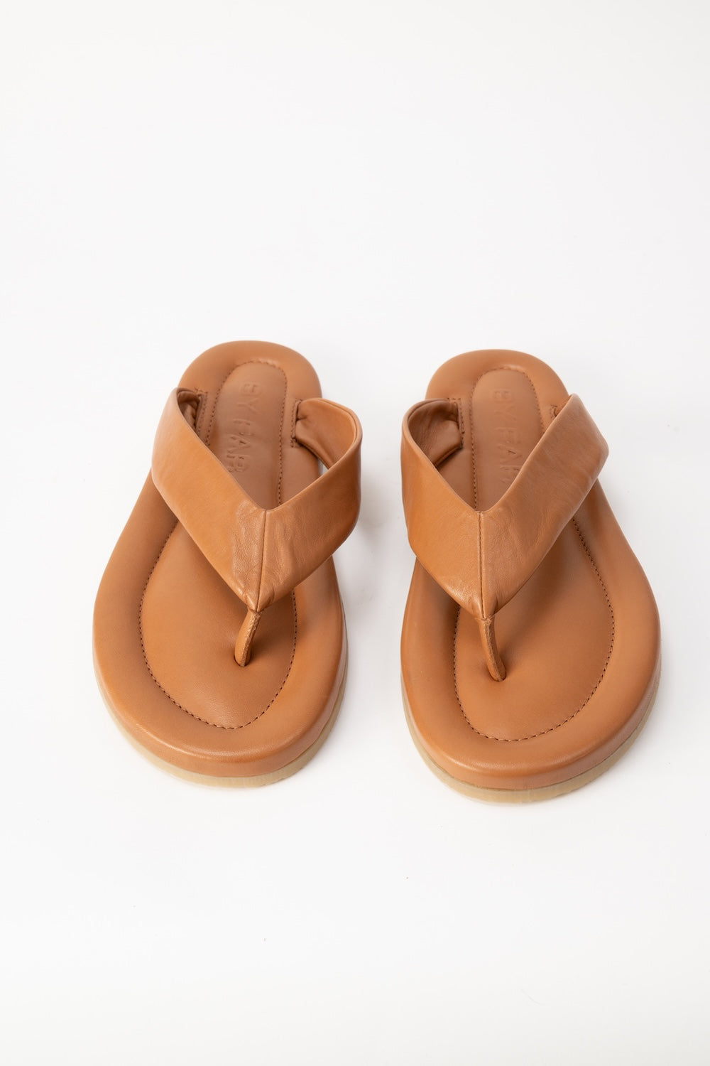 Dasha 2.0 Summer Tan Nappa Leather Flip-Flop Sandal
