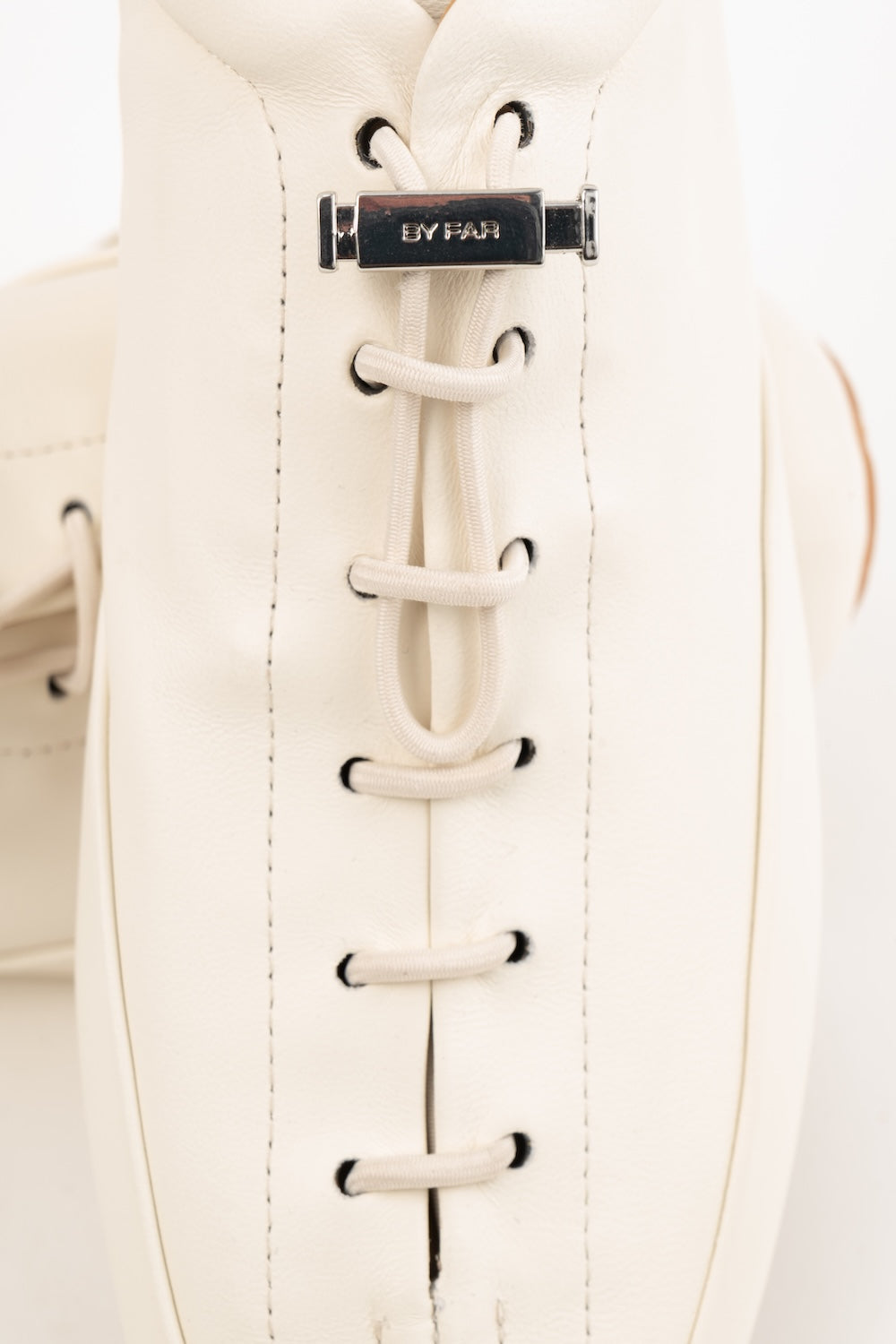 Prudent White Nappa Leather Sneaker