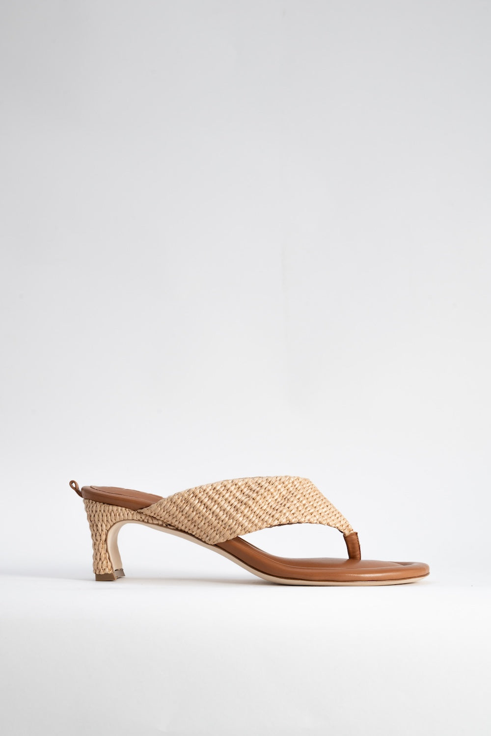 Dasha Heel Natural Raffia