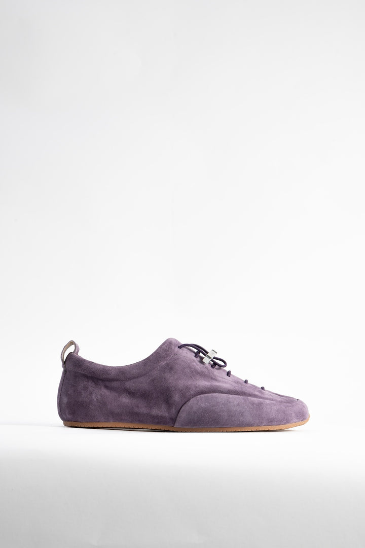 Prudent Deep Purple Suede Leather Sneaker