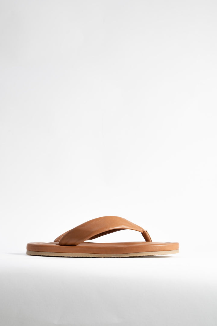 Dasha 2.0 Summer Tan Nappa Leather Flip-Flop Sandal