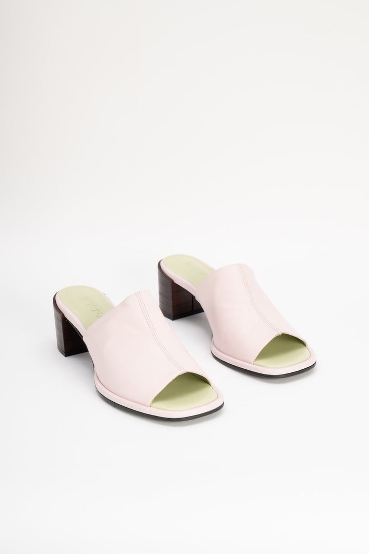Francisco Baby Pink Nappa Leather Mule