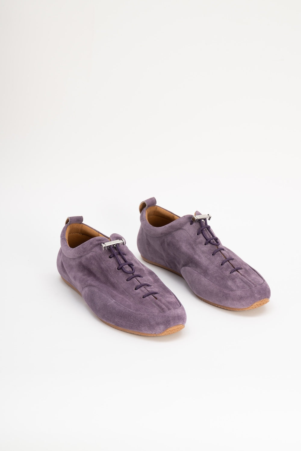 Prudent Deep Purple Suede Leather Sneaker