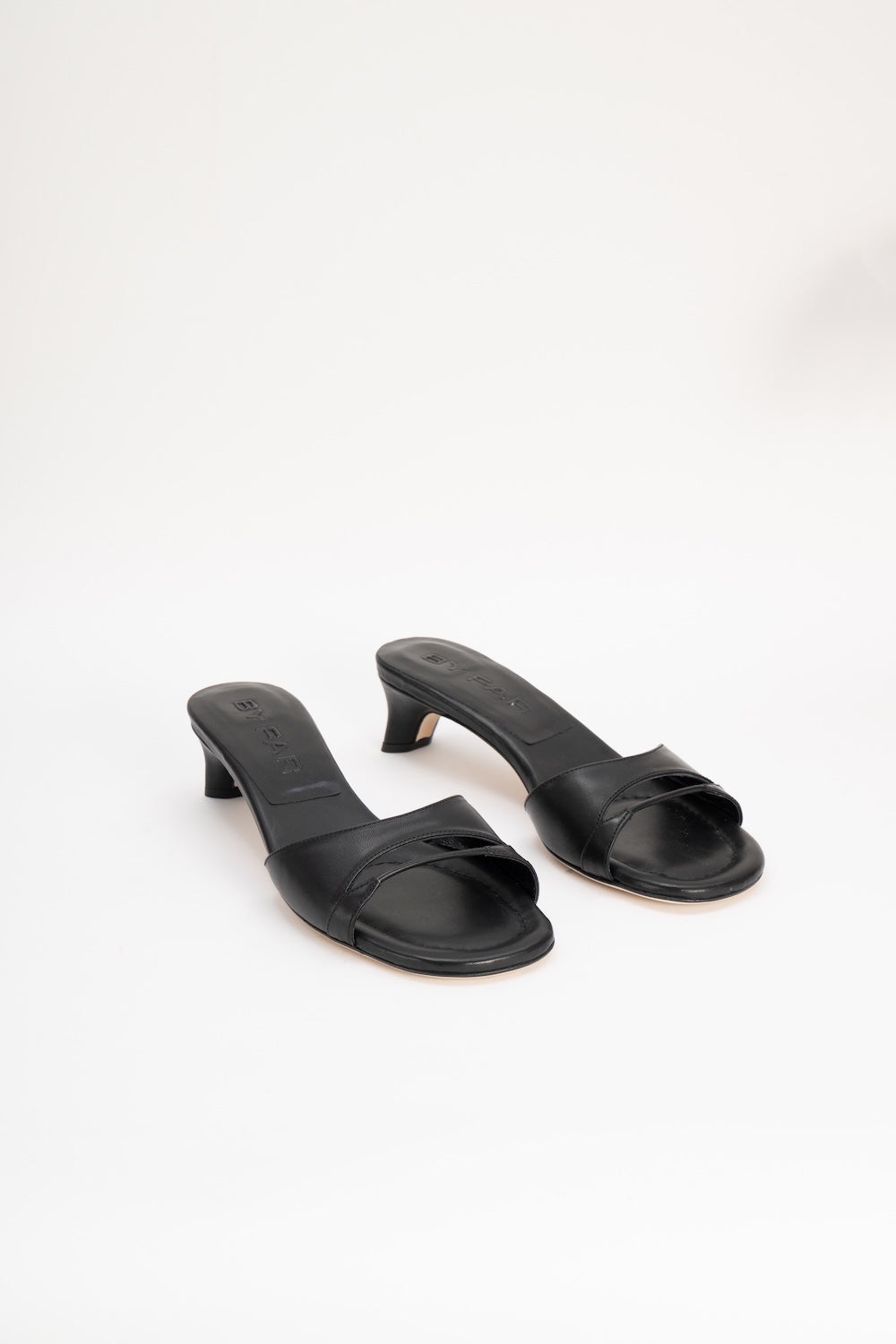 Babygirl Black Nappa Leather Slip-On Mule
