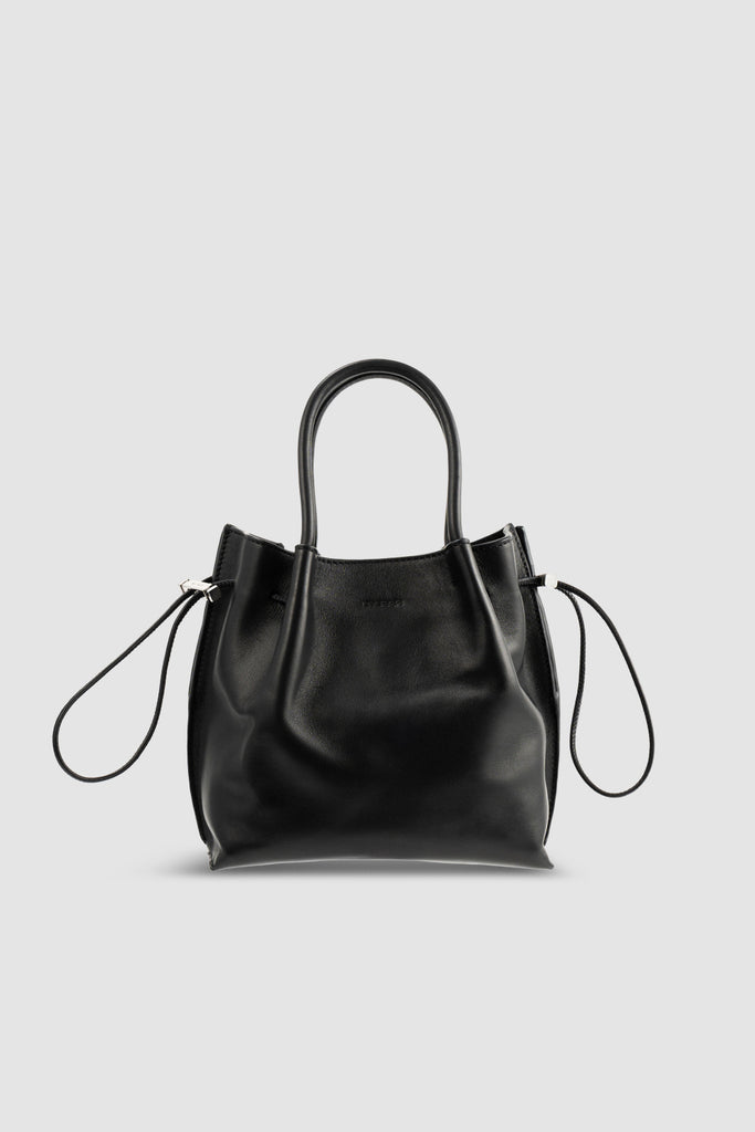 Baby Kayla Black Nappa Leather Top Handle Bag – BY FAR