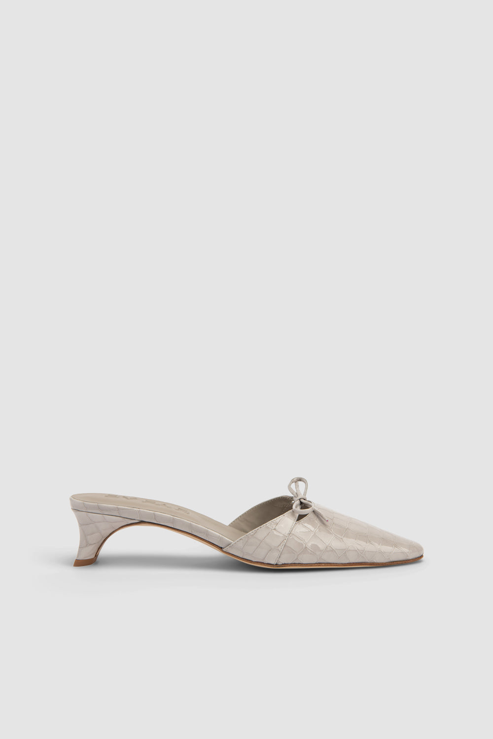 Babybow Croco Embossed Mule