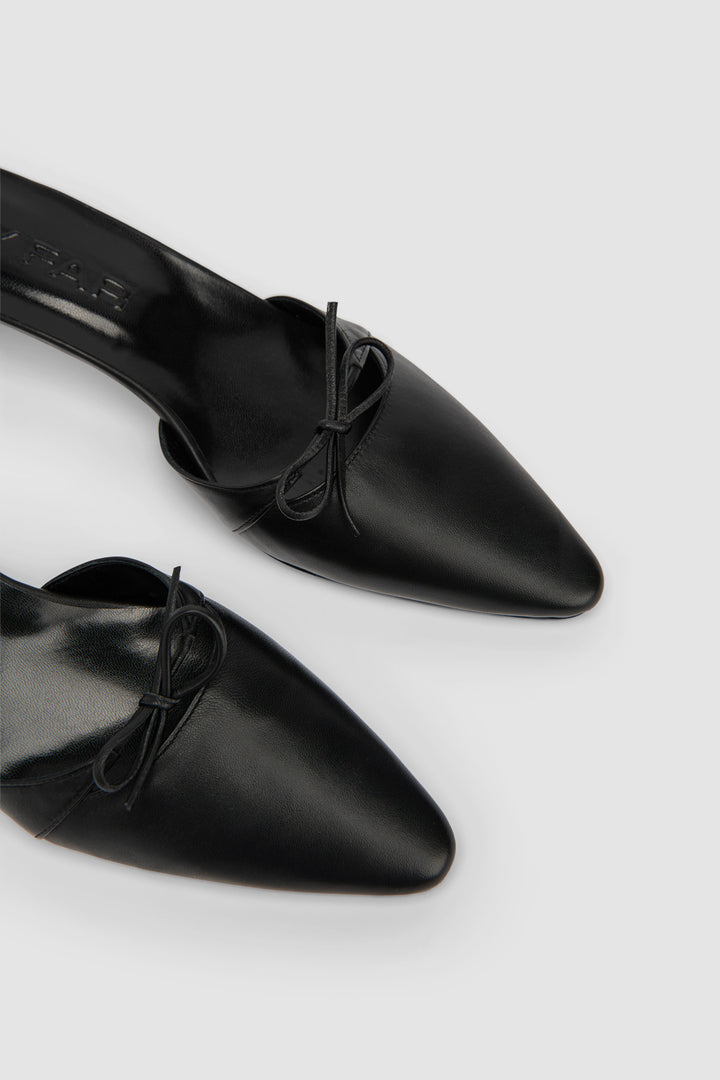 Babybow Leather Mule