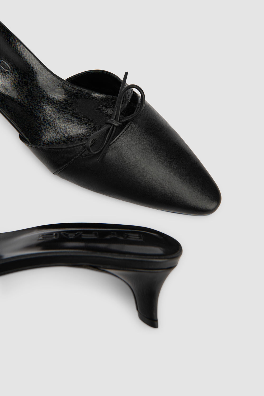 Babybow Leather Mule