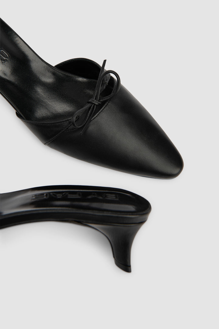 Babybow Leather Mule