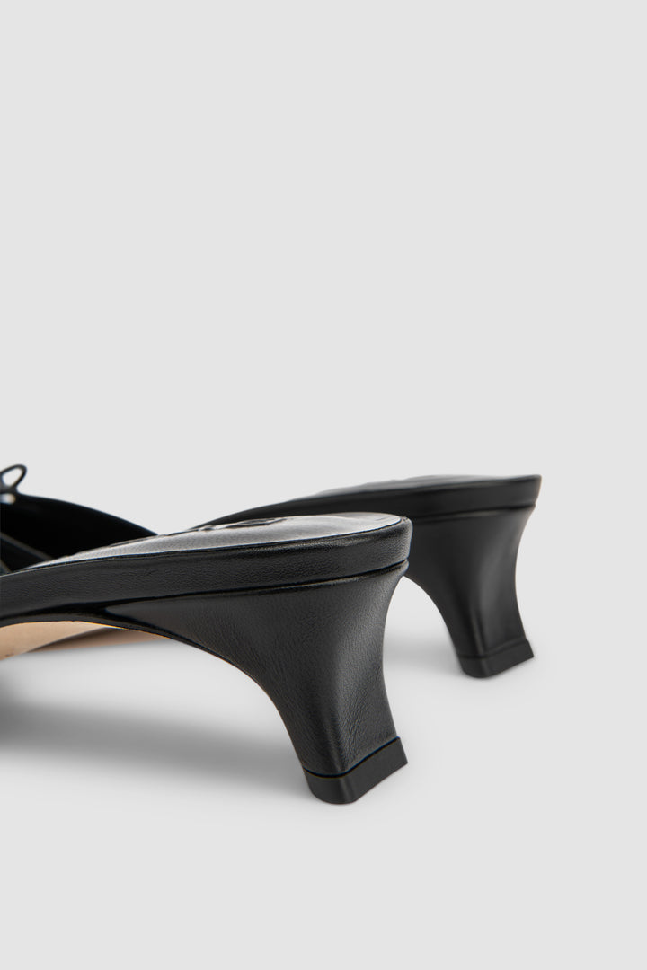 Babybow Leather Mule