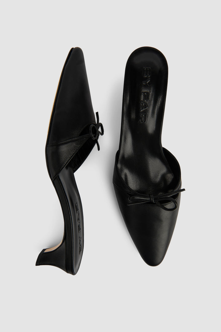 Babybow Leather Mule