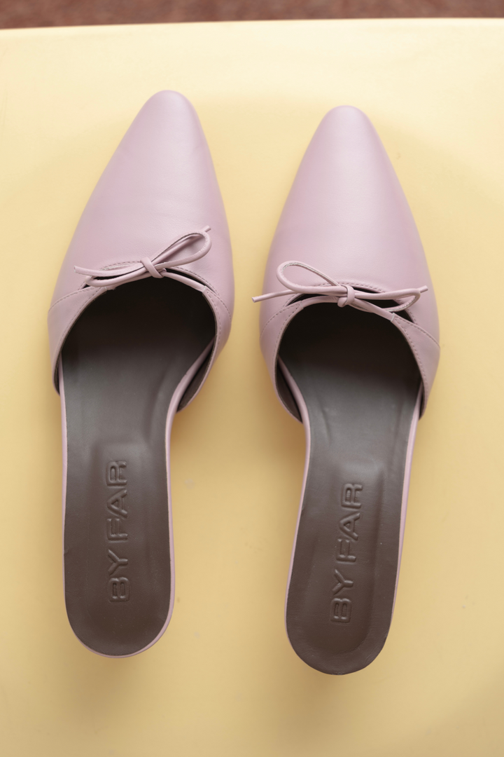 Babybow Leather Mule