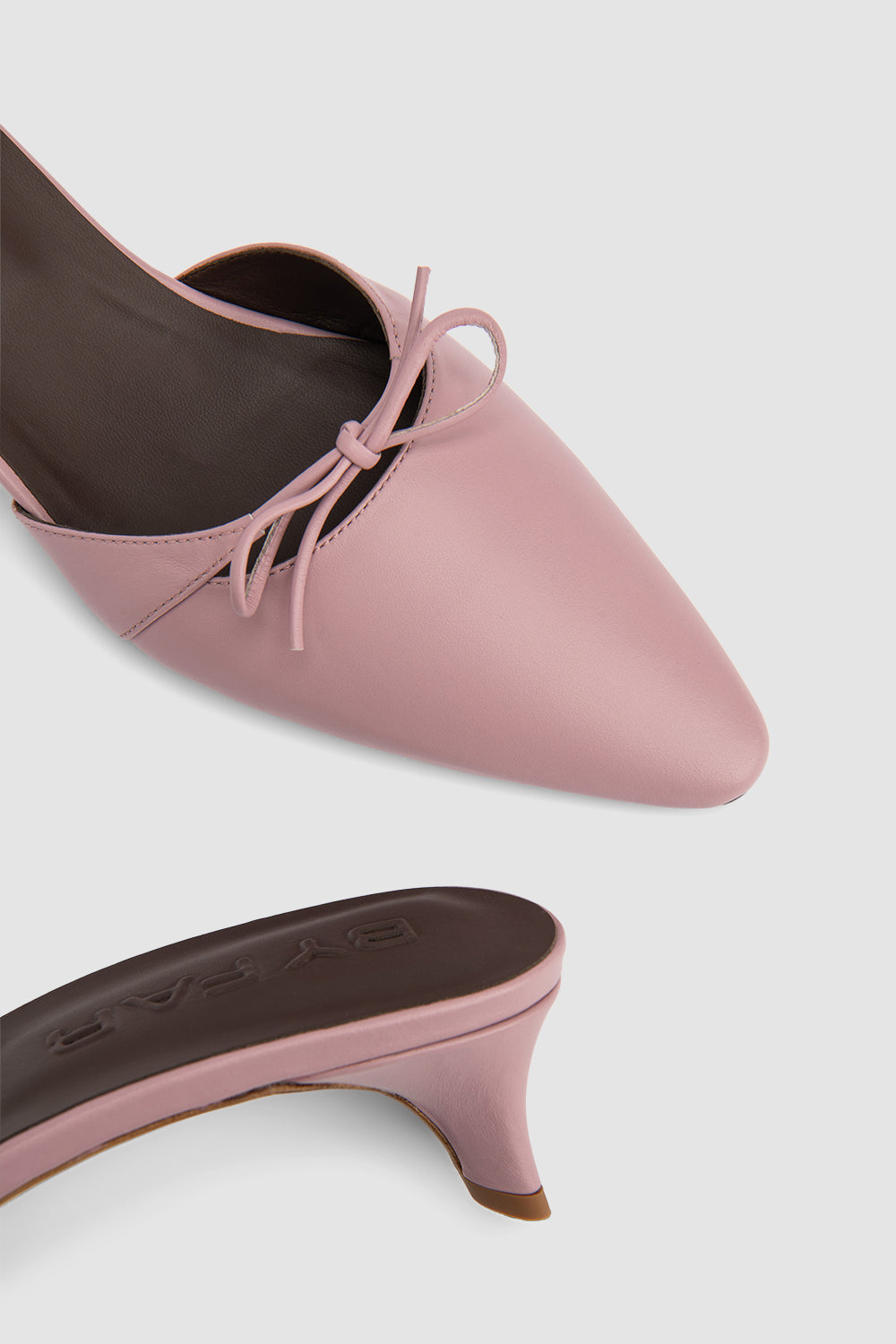 Babybow Leather Mule