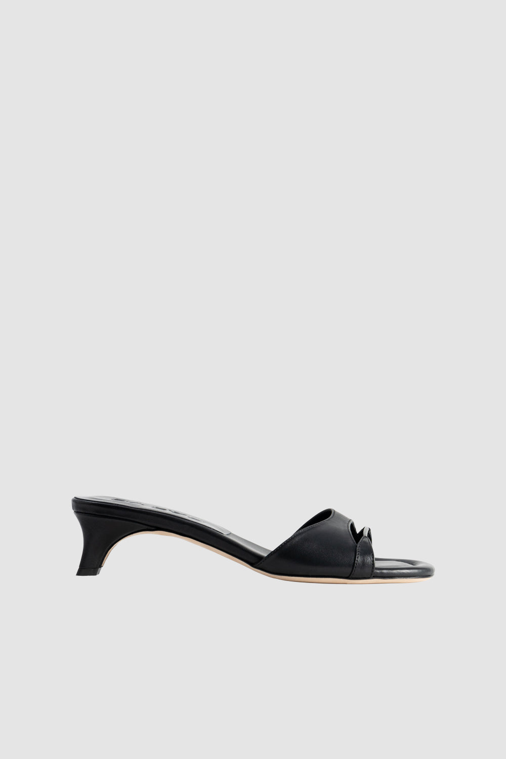 Babygirl Black Nappa Leather Slip-On Mule
