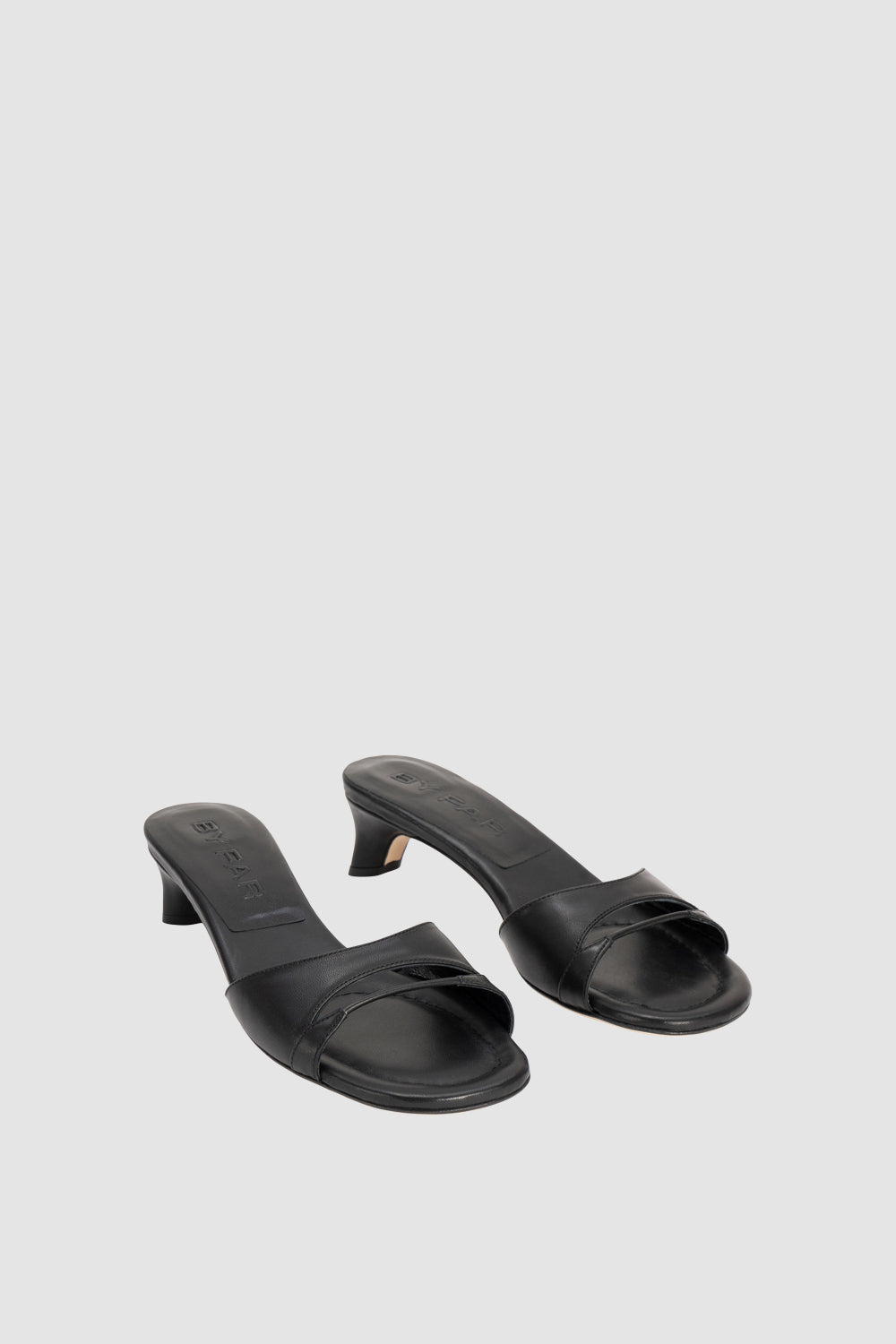 Babygirl Black Nappa Leather Slip-On Mule