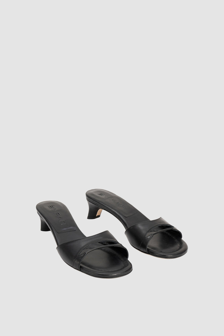 Babygirl Black Nappa Leather Slip-On Mule