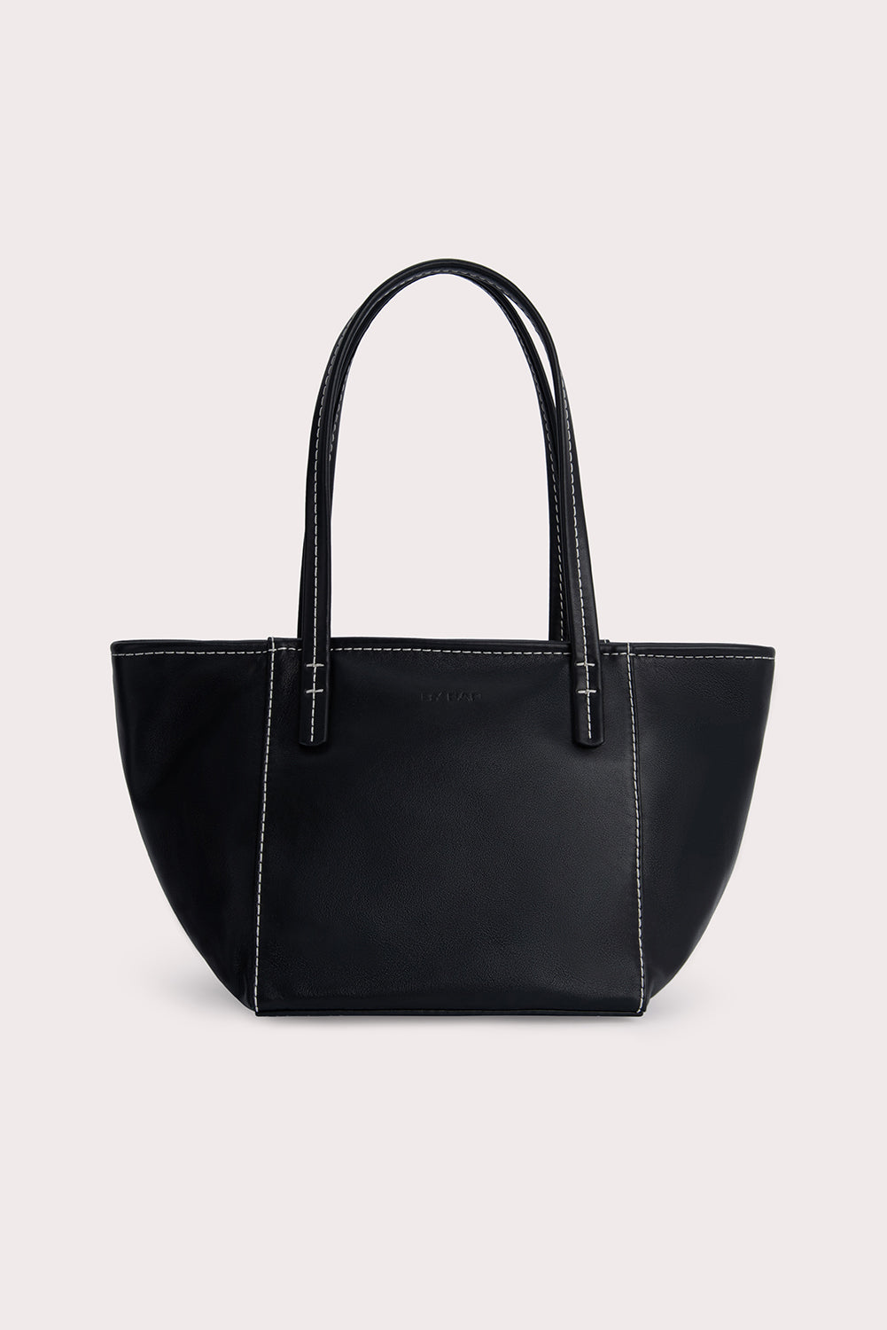 Bar Tote Black Box Calf Leather