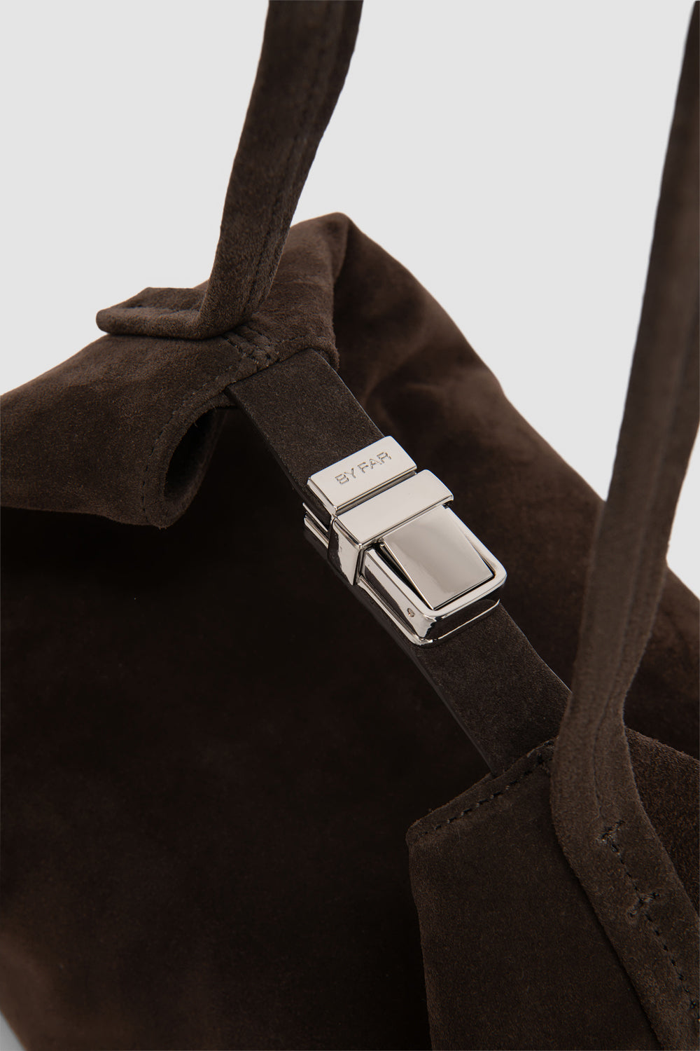 Bea Ristretto Suede Leather Hobo Bag