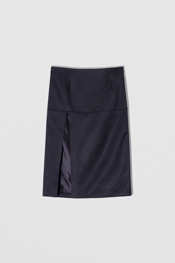 Cosima Skirt Black Rib