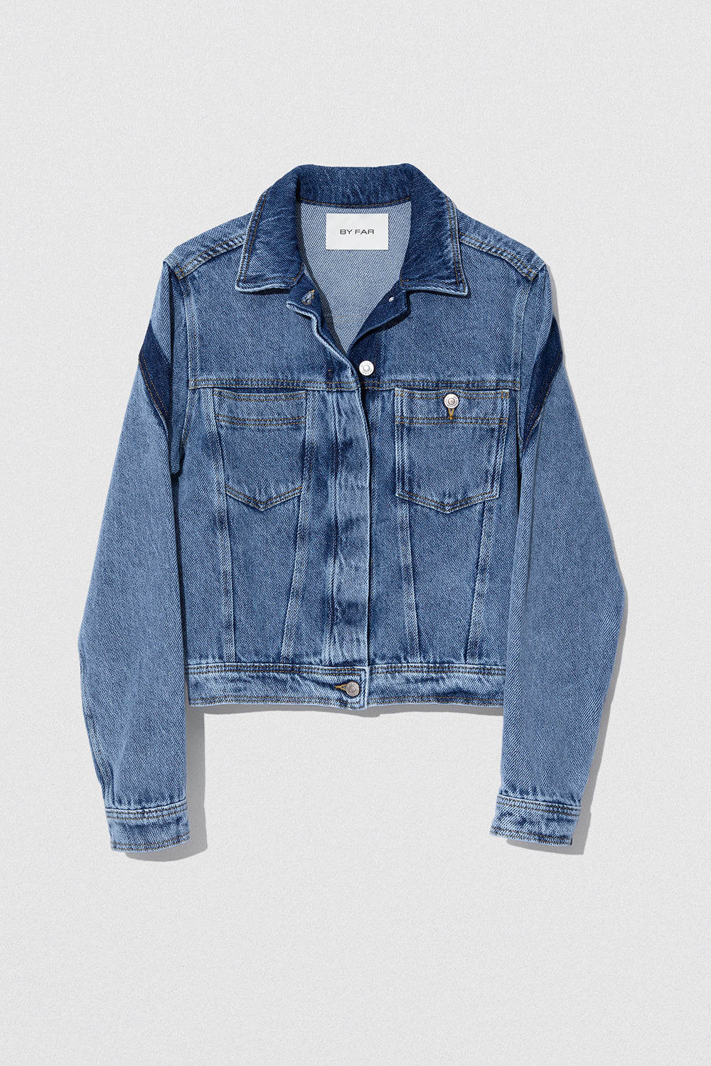 D Denim Regular Jacket Stone Wash Cotton