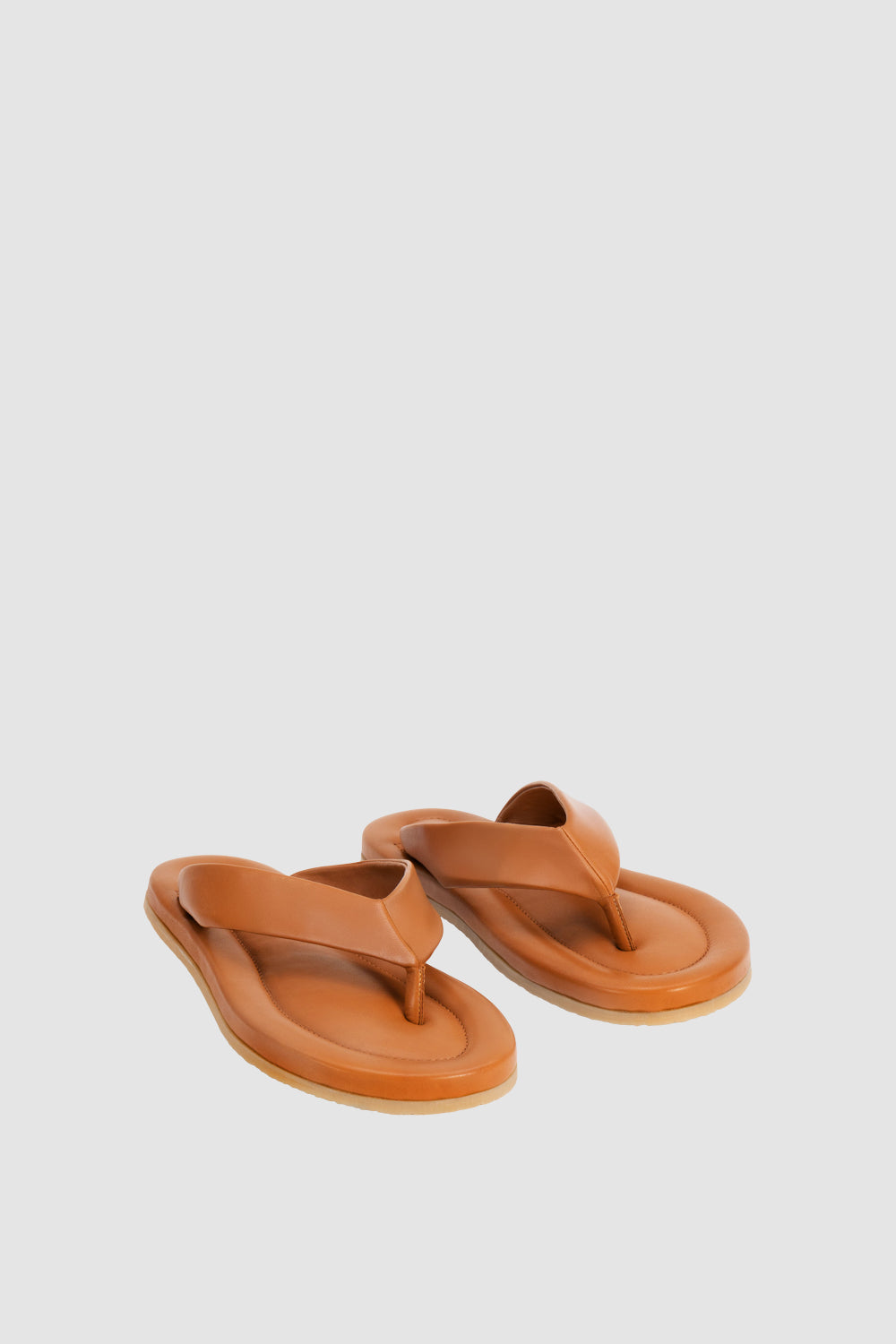 Dasha 2.0 Summer Tan Nappa Leather Flip-Flop Sandal