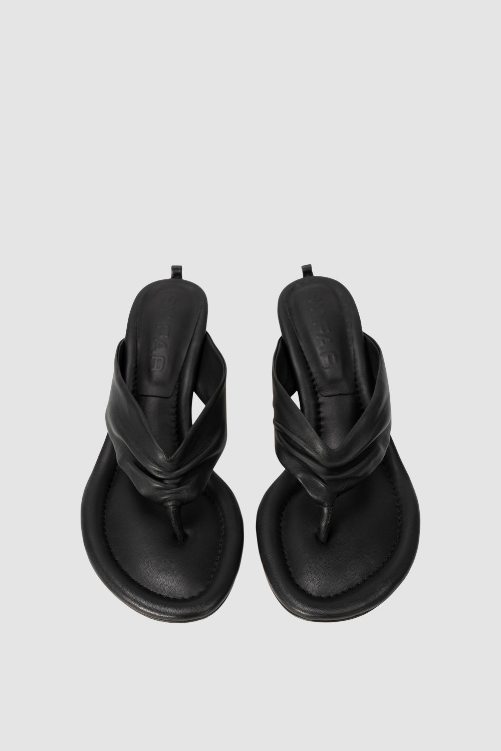 Dasha Heel Black Nappa Leather