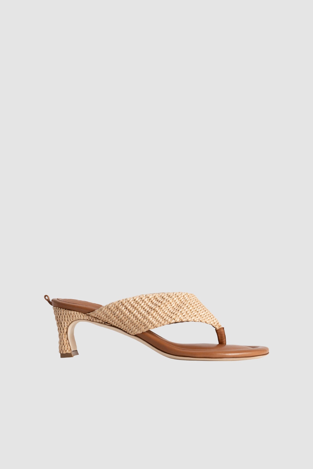 Dasha Heel Natural Raffia