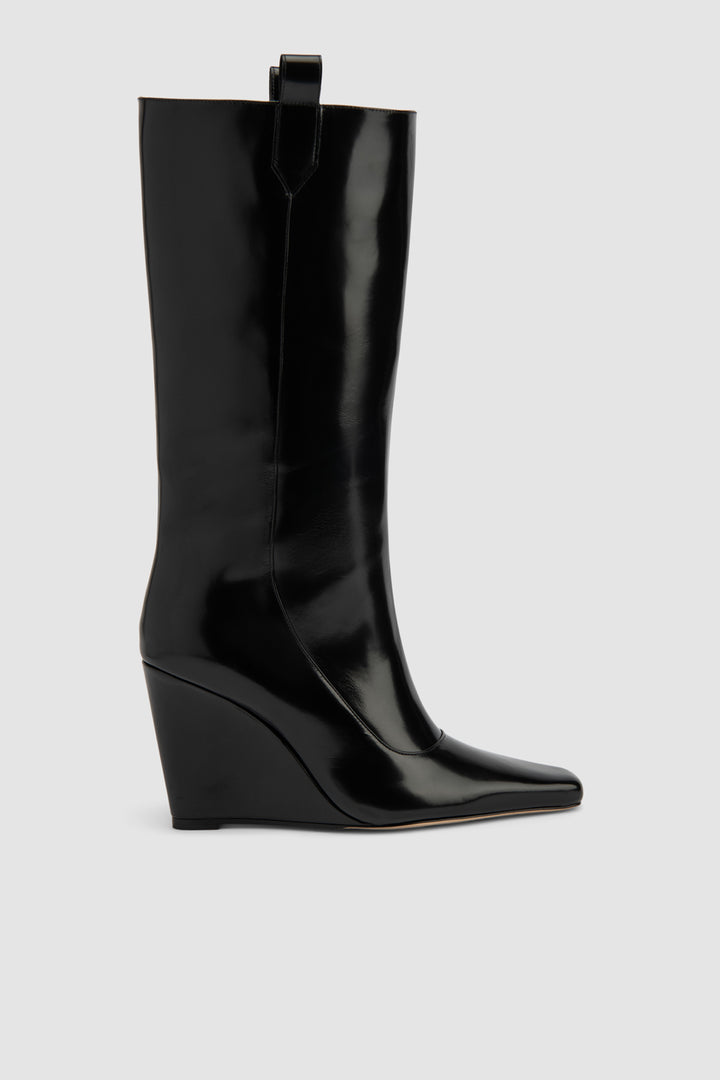 Drama Semi Patent Knee-High Boot