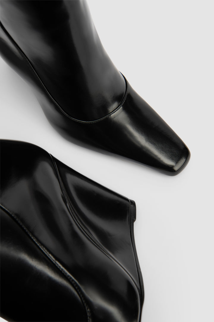 Drama Semi Patent Knee-High Boot