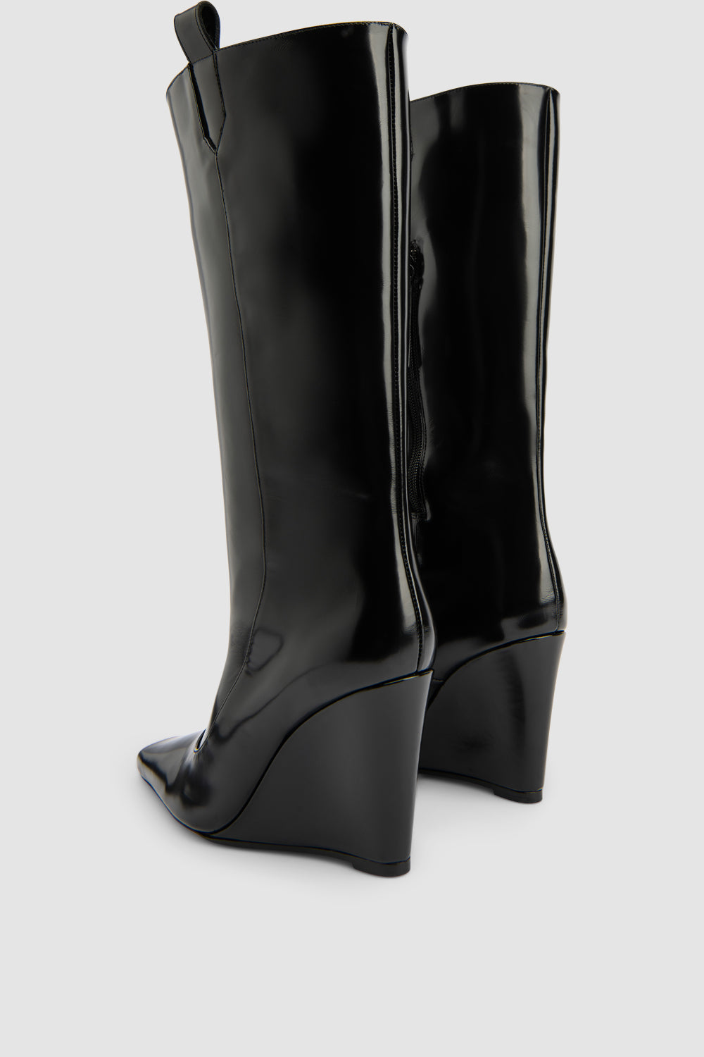 Drama Semi Patent Knee-High Boot