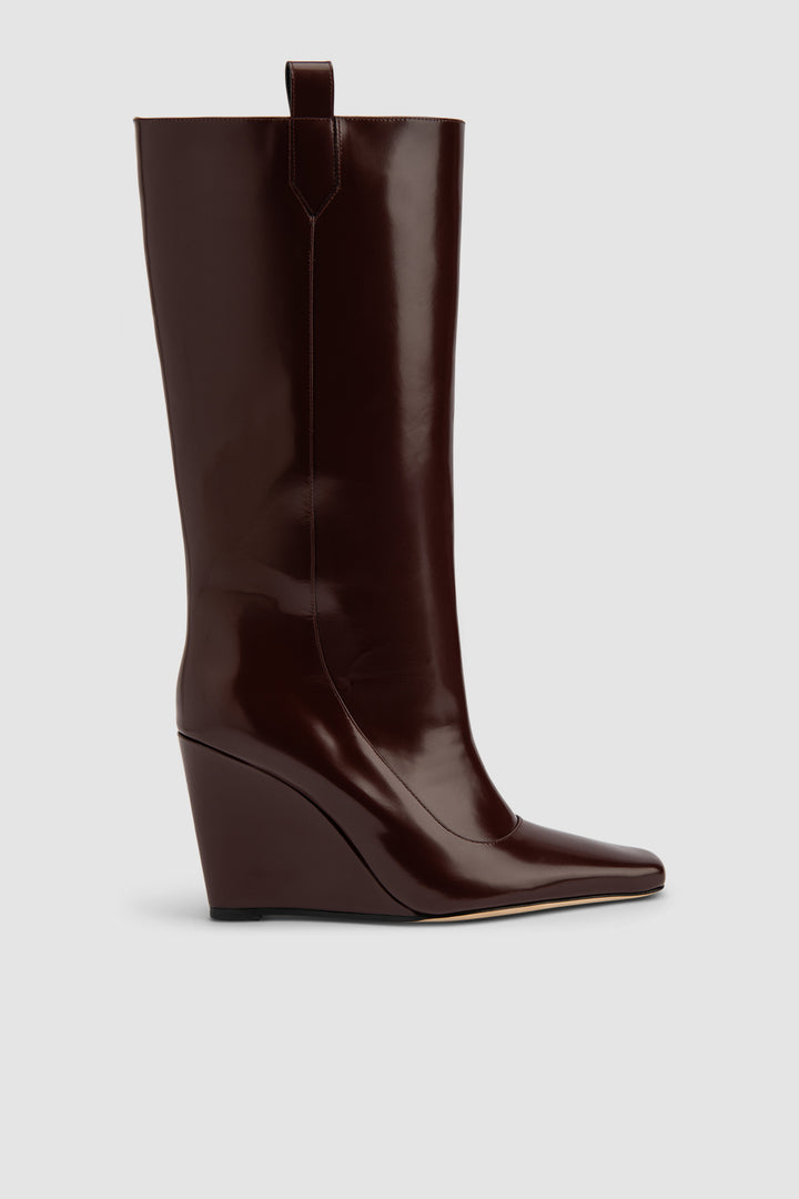 Drama Semi Patent Knee-High Boot