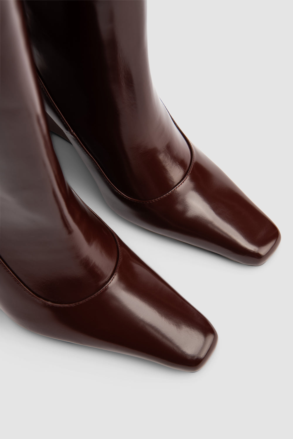 Drama Semi Patent Knee-High Boot
