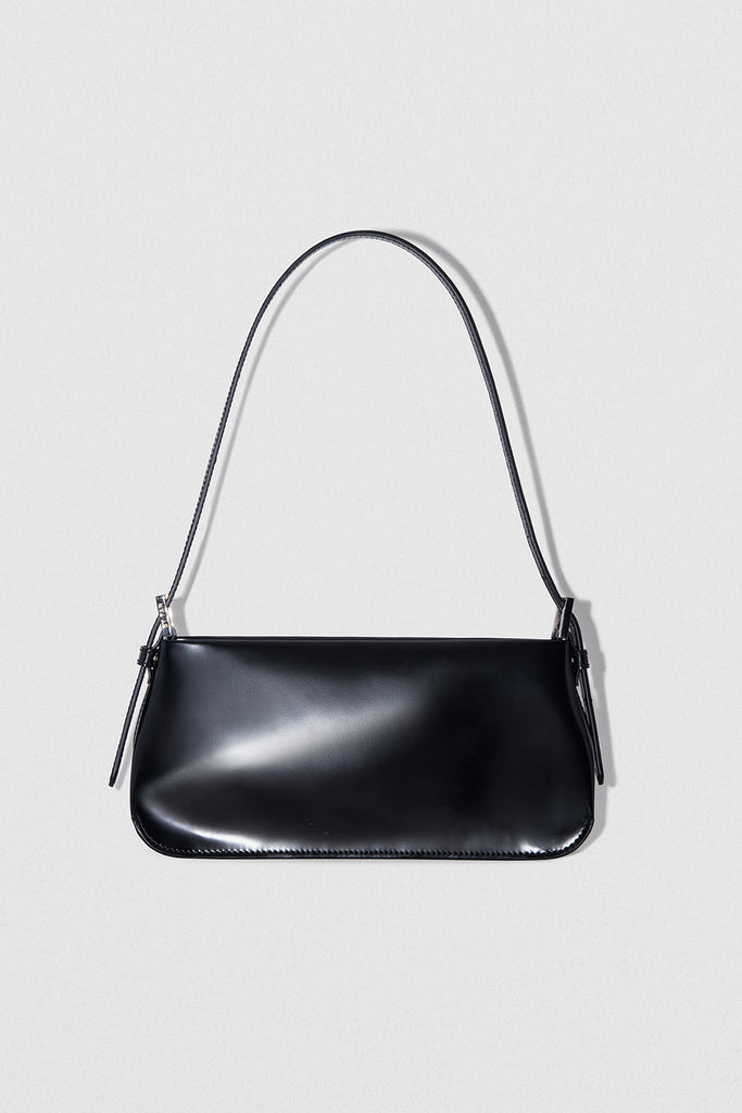 Dulce Black Semi Patent Leather – BY FAR