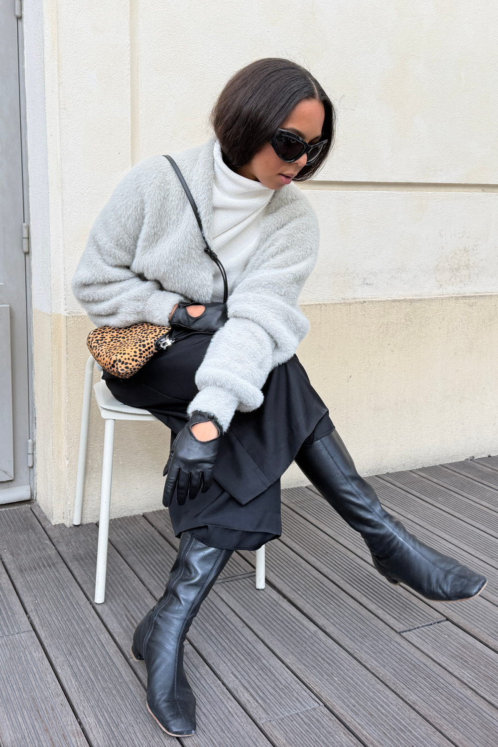 Koko Pony Hair Top-Handle Bag