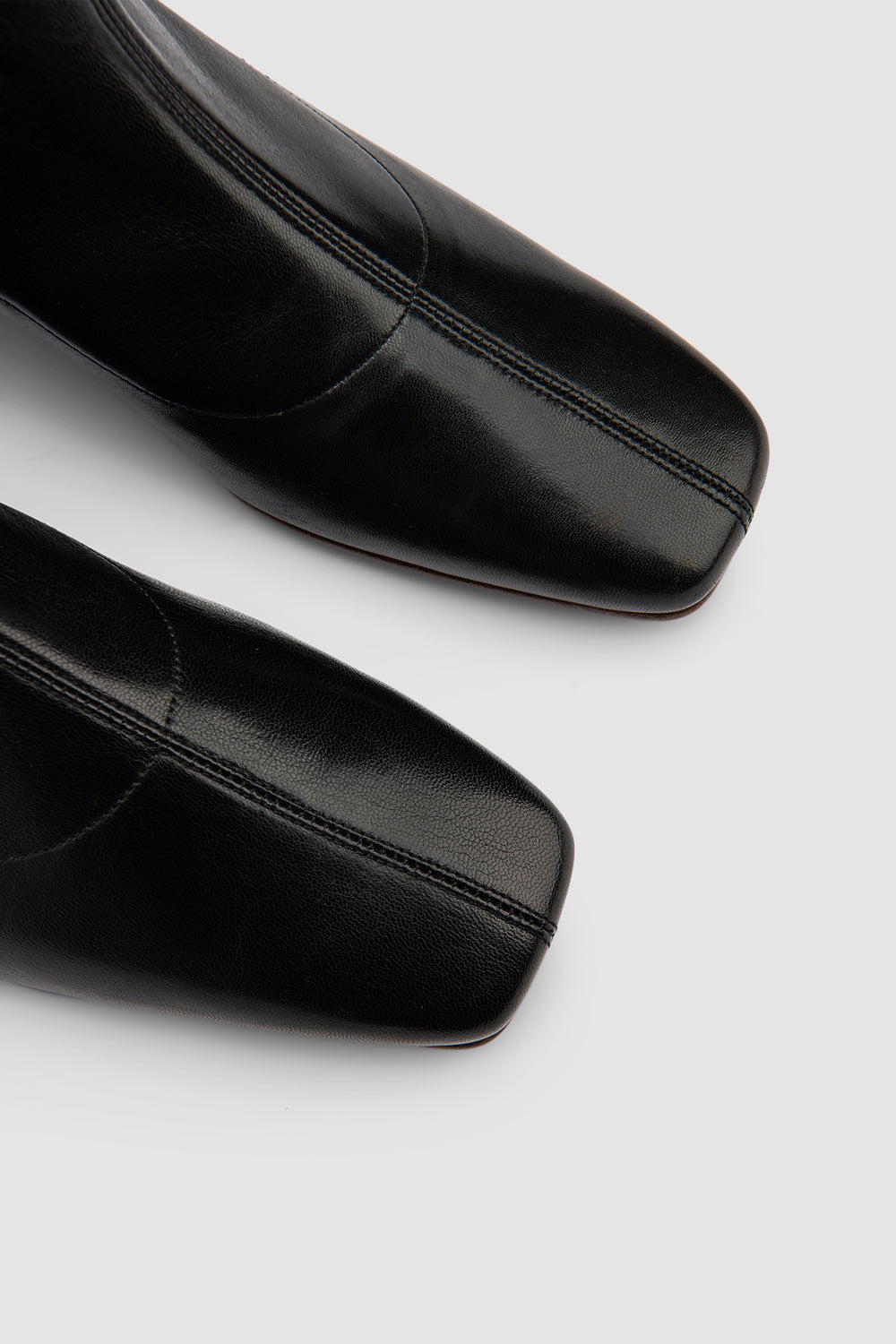 Este Black Leather Ankle Boot