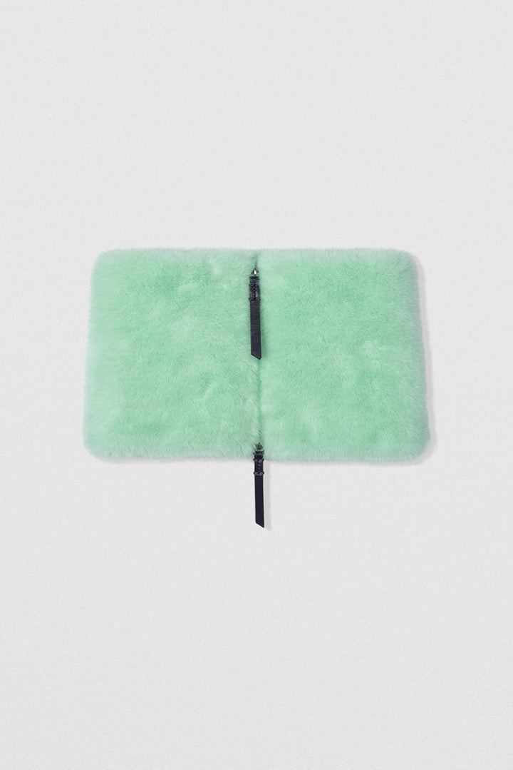 Fletcher Neck Warmer Mint Faux Fur