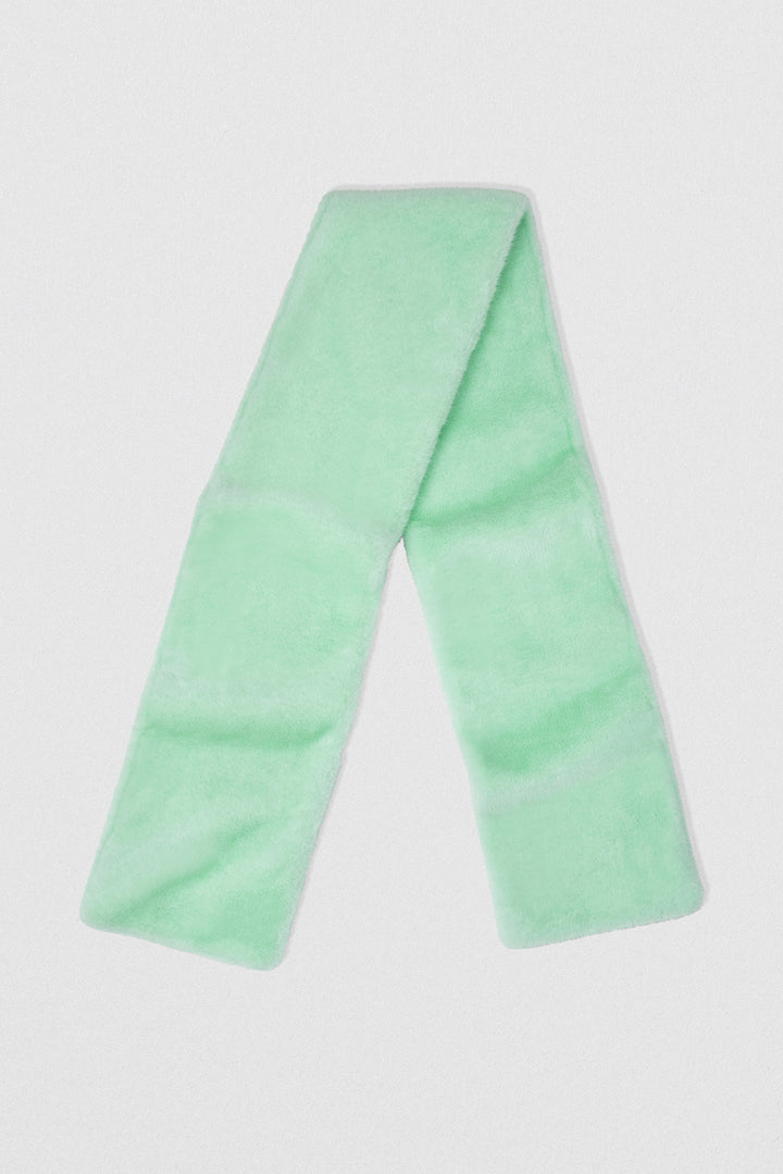 Fletcher Scarf Mint Faux Fur