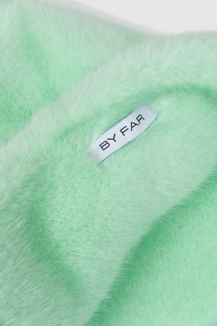 Fletcher Scarf Mint Faux Fur