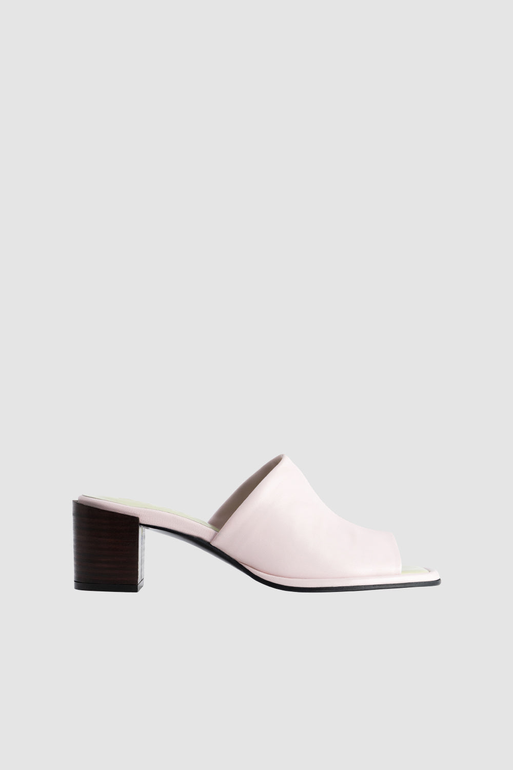 Francisco Baby Pink Nappa Leather Mule