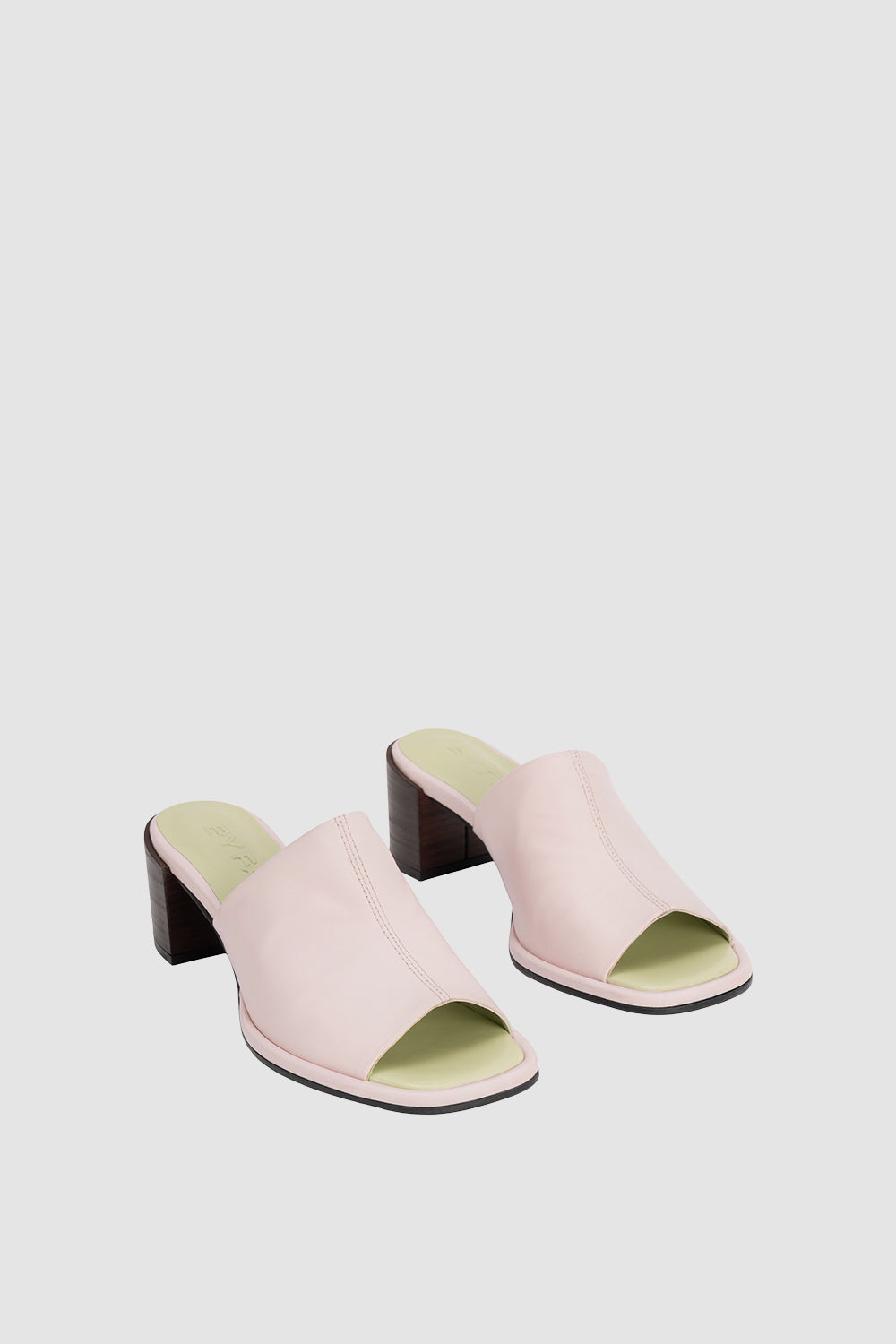 Francisco Baby Pink Nappa Leather Mule
